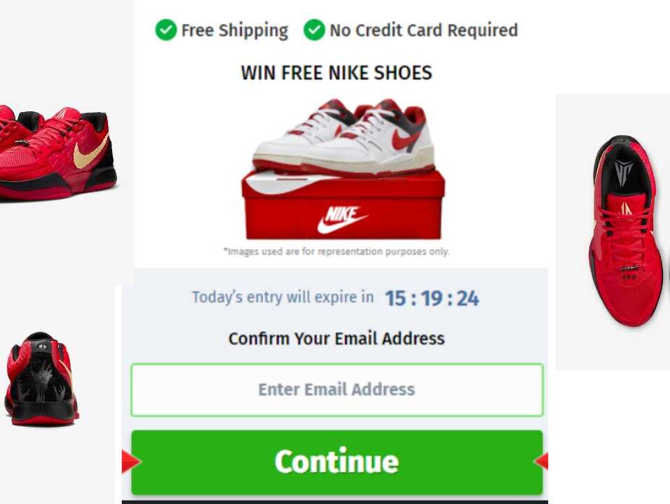 Win Free Nike Shoes