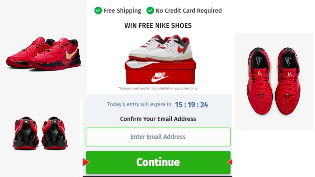 Win Free Nike Shoes