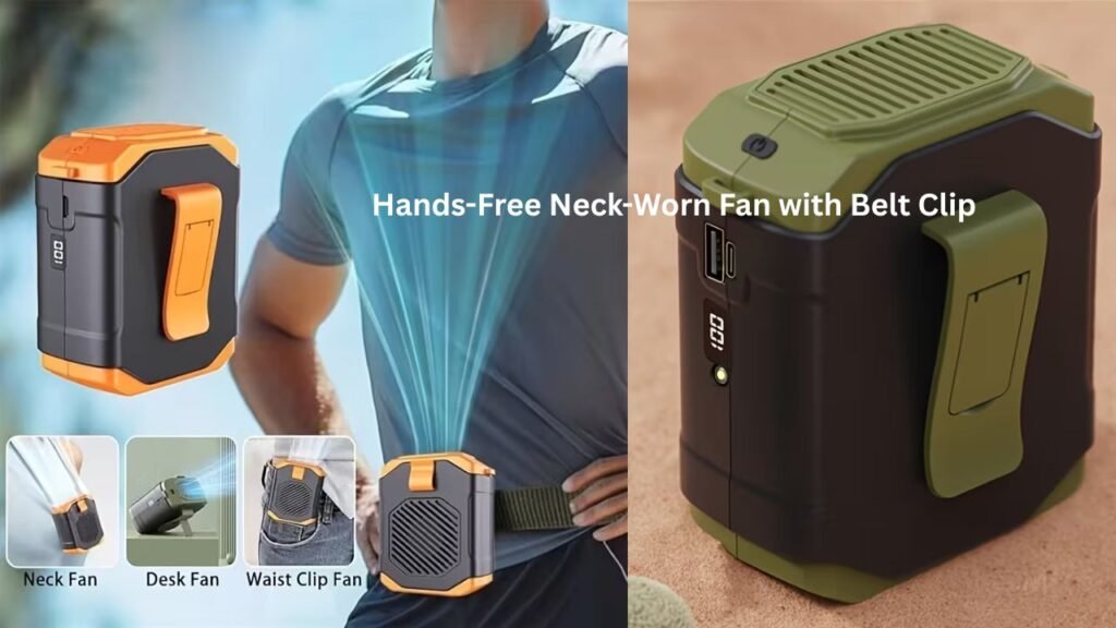 Portable Outdoor Waist-Mounted Fan
