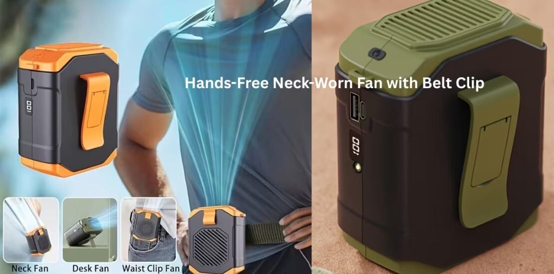 Portable Outdoor Waist-Mounted Fan