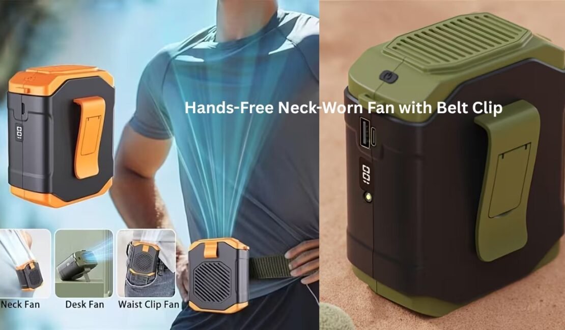 Portable Outdoor Waist-Mounted Fan