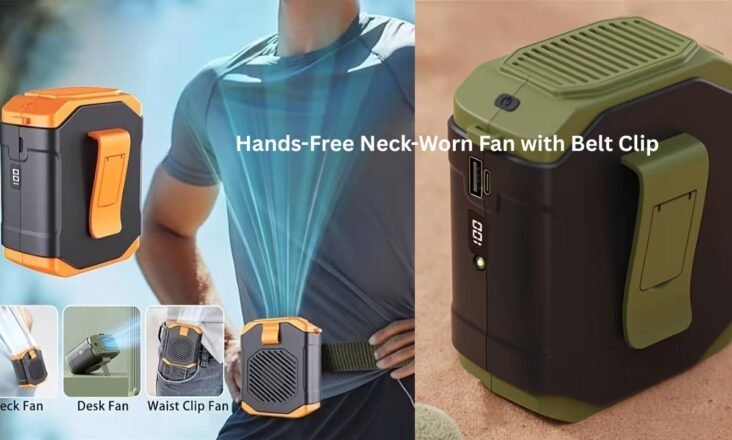 Portable Outdoor Waist-Mounted Fan