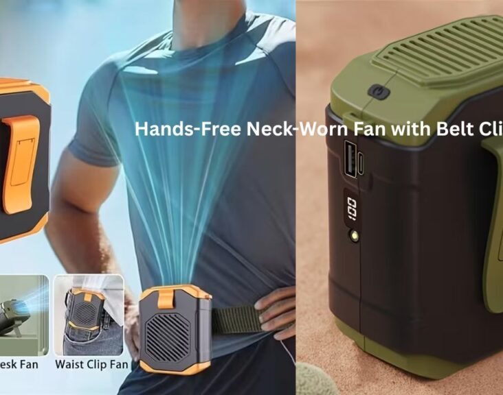 Portable Outdoor Waist-Mounted Fan