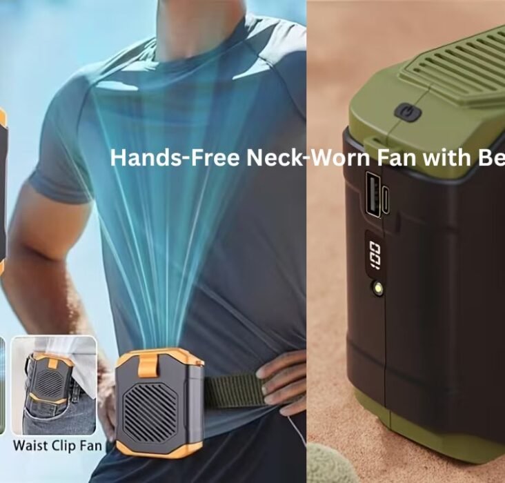 Portable Outdoor Waist-Mounted Fan
