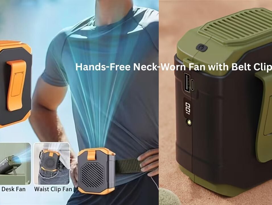 Portable Outdoor Waist-Mounted Fan